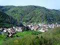 Panoramica di Pallare scattata da sopra Malaspina nel 2009