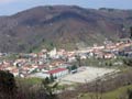 Panoramica di Pallare scattata dal Bric della Sciorte