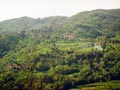 Le borgate di Biestro immerse nel verde viste dalla cima di loc. Veriusa