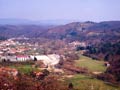 Pallare visto dall’alto del Bric Zeinei